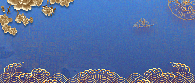 国潮中国传统文化复古公众号首图背景