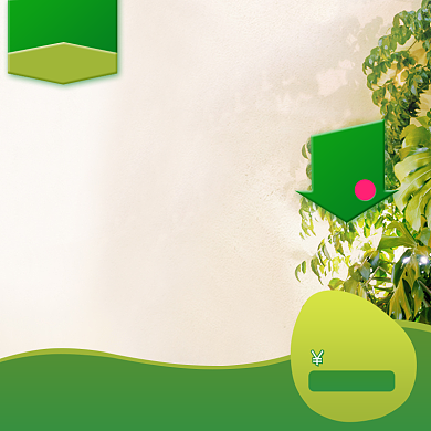 绿色简约春季上新主图直通车背景