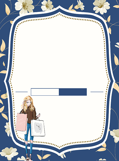 秋装上新创意印刷海报背景