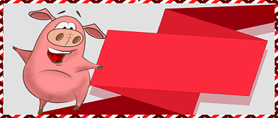 卡通手绘手机首图猪肉降价啦背景