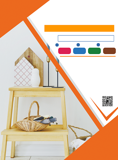 简约家居家具展览宣传海报背景