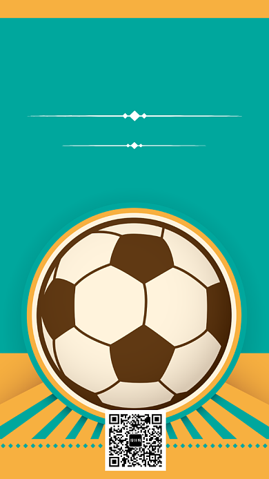 足球社招募手机海报宣传背景