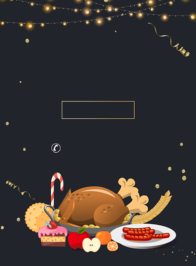 感恩节钜惠促销宣传广告印刷海报背景