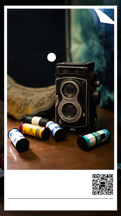 简约风校园摄影社招新宣传海报背景