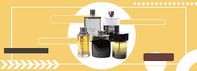 进口香水折扣专场淘宝banner背景