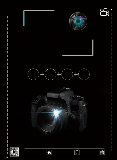 黑色简约质感摄影培训宣传招生印刷海报背景