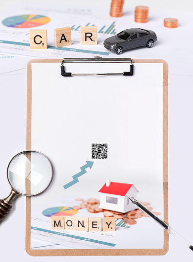 创意金融理财宣传海报背景