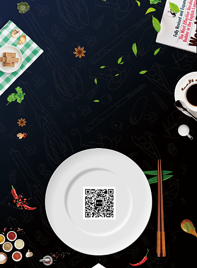 光盘行动时尚美食海报背景