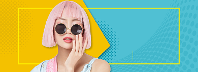 天猫配饰眼镜墨镜新品上市折扣优惠淘宝banner背景