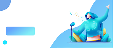 扁平化麦霸必备歌单首图背景