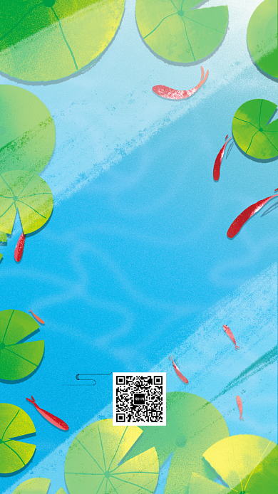 绿色手绘八月商品促销手机海报背景