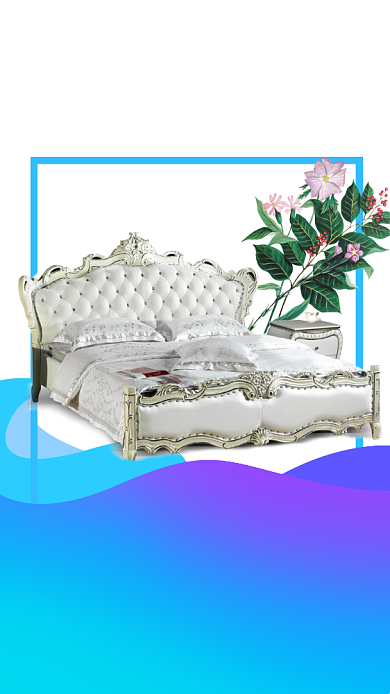 精品家具宣传促销海报背景