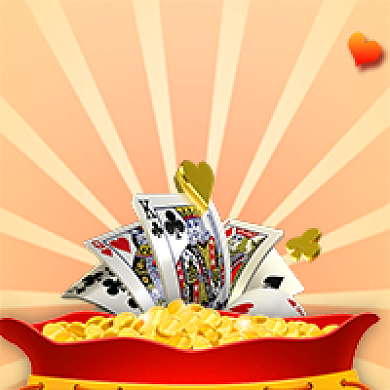 游戏斗地主简约公众号次图背景