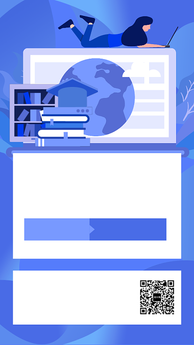 零基础写作课程速成班手机海报背景