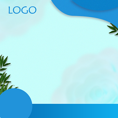 美好生活蓝色小清新直通车主图背景