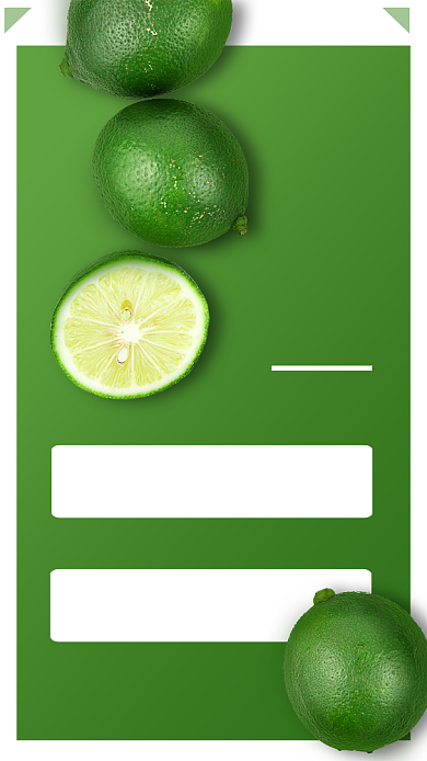 绿色清新时令水果宣传促销海报背景