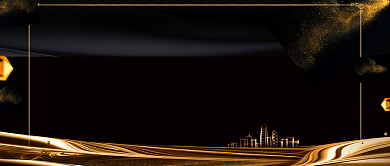 黑金大气荣耀开盘手机公众号首图背景