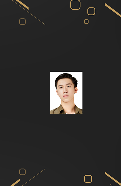 黑金时尚高档工作证背景