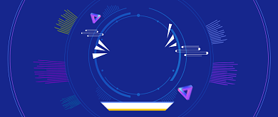 青春开学季蓝色公众号首图背景