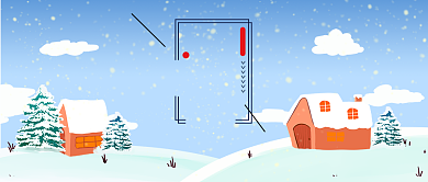 大雪传统节气公众号首图背景