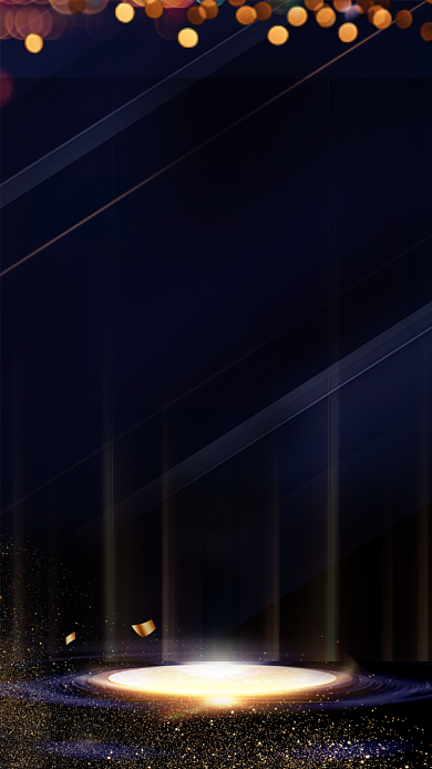 黑金风年终盛典年会倒计时宣传手机海报背景