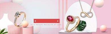 饰品上线促销活动电商淘宝banner背景