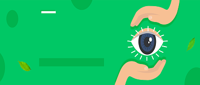 绿色全国爱眼日公众号首图背景