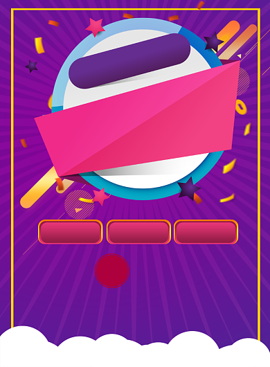 卡通商务促销优惠印刷海报背景