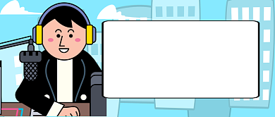 黑蓝严肃最新消息新闻播报公众号首图背景