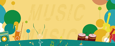 卡通优惠券背景