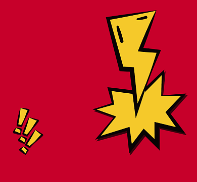 红色震惊冲击流行朋友圈封面背景