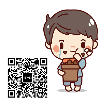 可爱手绘卡通新媒体二维码背景
