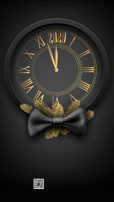 创意质感风企业跨年晚会手机海报背景