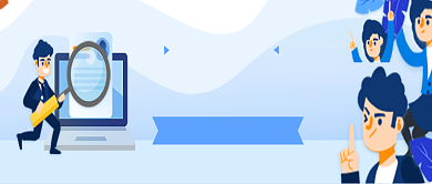 蓝色卡通公众号首图背景