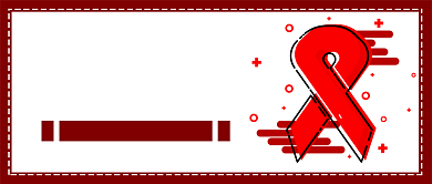 血色艾滋病提高人们对艾滋病认识公众号首图背景