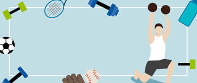 健身达人公众号首图背景