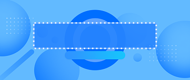 蓝色简约创意公众号首图新媒体配图背景