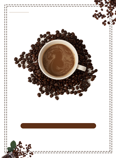 牛奶咖啡促销海报背景