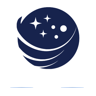 深蓝色大气商务logo背景