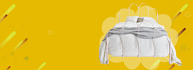 明亮调双十二家具换新banner背景