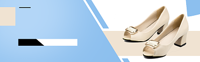 时尚精品女鞋淘宝banner背景