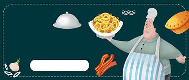 大厨餐厅开业公众号首图背景