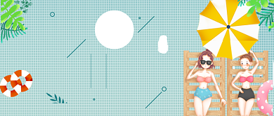 创意卡通夏日夏至节气微信公众号素材图片背景