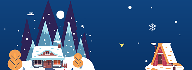 圣诞节狂欢海报banner背景