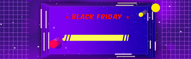 黑金背景黑色星期五促销海报banner背景