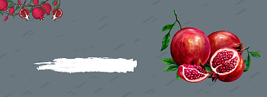 新鲜石榴淘宝banner背景