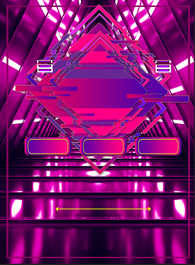 紫色商务ktv促销印刷海报背景