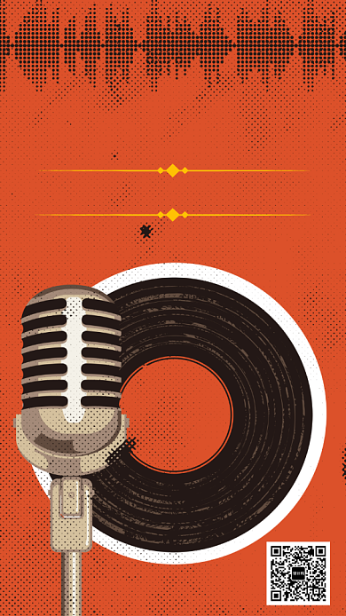 声乐比赛海报背景