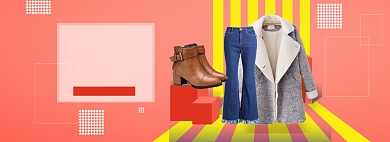 粉色年货节换新衣banner背景