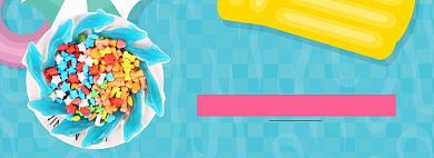 糖果组合大促淘宝banner背景
